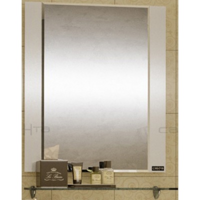 Зеркало СанТа Виктория 60 700012 с полочкой Белое