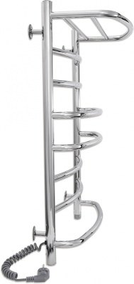 Электрический полотенцесушитель Laris Евромикс П8 80х50 L 73207387 с полкой Хром