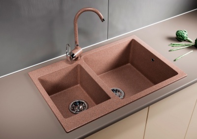 Кухонная мойка Mixline ML-GM30-307 537708 Терракот