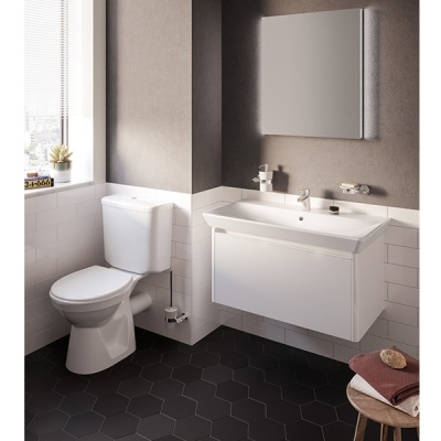 Унитаз-компакт Norm Fest 9780B099-7208 с бачком и сиденьем