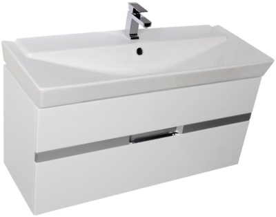 Тумба под раковину Aquanet Виго 120 183404 подвесная Белая