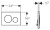 Клавиша смыва Geberit Sigma 20 115.882.KM.1 Черный/хром