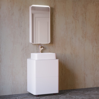 Тумба под раковину Raval Pure 56 Белая