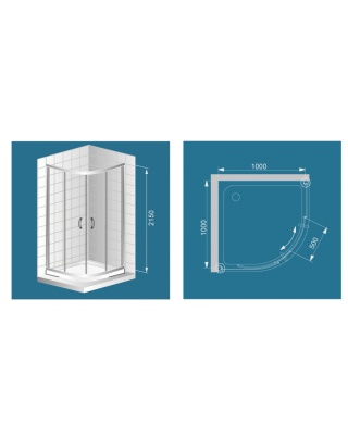 Душевая кабина Bolu Sektors BL-113/100n Без гидромассажа
