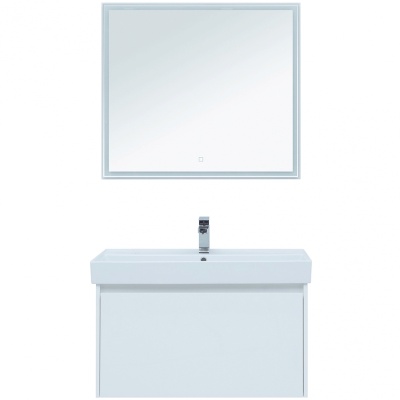 Комплект мебели для ванной Aquanet Nova Lite 90 243233 подвесной Белый