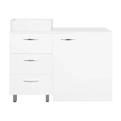 Тумба под раковину Style Line Берн Plus 120 ЛС-000010046 Белая