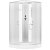 Душевая кабина Erlit Comfort ER3508P 80x80 задняя стенка Белая стекло матовое