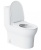 Унитаз моноблок Laguraty Z9005A с бачком и сиденьем Микролифт