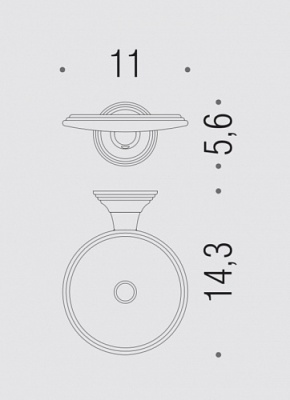 Мыльница Colombo Design Hermitage B3301.AntBrass Бронза