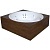 Акриловая ванна Victory Spa Moscow II 165x165 Без системы управления