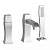 Смеситель на борт ванны Gessi Mimi 31137.031 Хром