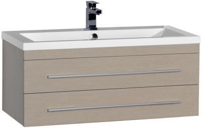 Тумба под раковину Aquanet Нота 100 171497 подвесная Дуб светлый