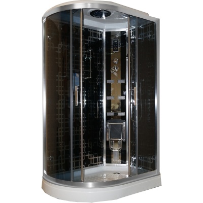 Душевая кабина Parly Super SP121R 120х215 профиль Полированный алюминий стекло тонированное