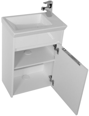 Тумба под раковину Aquanet Дувр 45 182607 подвесная Белая