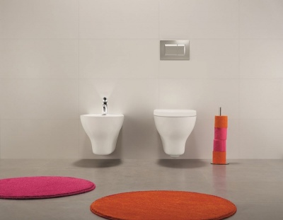Унитаз Sanitana Pop S10077251000000+S80007461800000 подвесной с сиденьем Микролифт