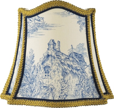 Абажур для светильника Migliore Complementi 684.25 Голубой Золото