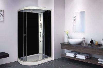 Душевая кабина Parly Classic Эконом EC121R (N) 120х215 профиль Сатин стекло тонированное