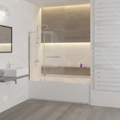 Шторка на ванну RGW Screens SC-13 110x150 L профиль Хром стекло прозрачное Шторка на ванну RGW Screens SC-13 110x150 L профиль Хром стекло прозрачное