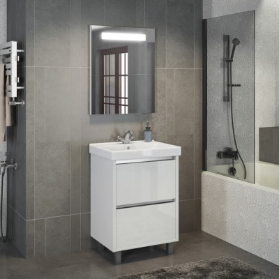 Зеркало Comforty Виола 60 4140517 с подсветкой с сенсорным выключателем