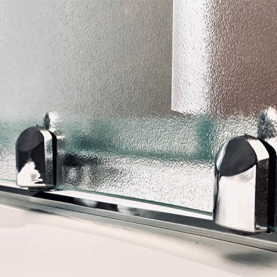 Душевая кабина Royal Bath BP 100х80 RB8100BP3-WC-CH-L с гидромассажем профиль Хром задняя стенка Белая