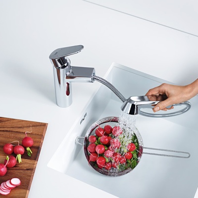 Смеситель для кухни Grohe Eurodisc Cosmopolitan 32257002 Хром