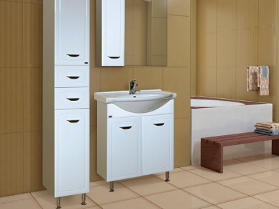 Тумба c раковиной Bellezza Классик 60 Белая