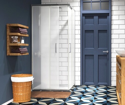 Душевой уголок WasserKRAFT Main 90x90 41S03 Matt glass Хром Матовое стекло