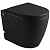 Унитаз Cerutti SPA B-376B 7265 Black с импульсным смывом приставной с сиденьем Микролифт