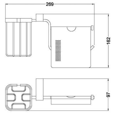 Держатель туалетной бумаги Schein Rembrandt 066SE2-R Хром