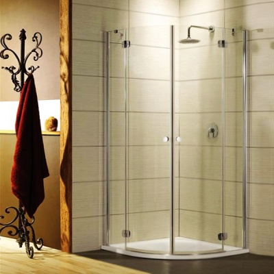 Душевой уголок Radaway Torrenta PDD 100x100 профиль Хром стекло прозрачное