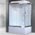 Душевая кабина Royal Bath BP 100х80 RB8100BP1-T-CH-L стекло прозрачное задняя стенка Белая
