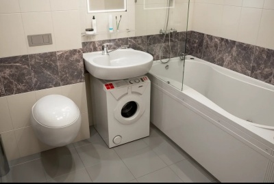 Раковина Кувшинка Болеро 64 на стиральную машину Белая