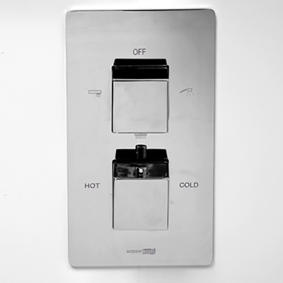 Смеситель для душа WasserKRAFT АIme Thermo 1544 Хром Смеситель для душа WasserKRAFT АIme Thermo 1544 Хром