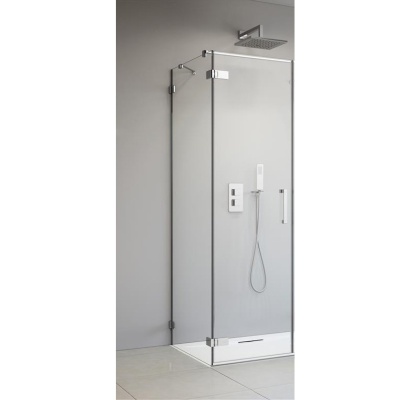 Душевая стенка Radaway Arta S 2 80 боковая профиль Хром стекло прозрачное