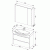 Комплект мебели для ванной Aquanet Франка 85 183190 подвесной Белый Комплект мебели для ванной Aquanet Франка 85 183190 подвесной Белый