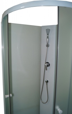 Душевая кабина Parly Tomorrow TМ911 85х190 профиль Белый стекло жемчужное