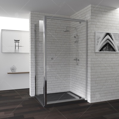 Душевой уголок RGW Passage PA-43 90x70 профиль Хром стекло прозрачное