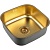 Кухонная мойка ZorG Bronze Штам SZR 4040 BRONZE Бронза