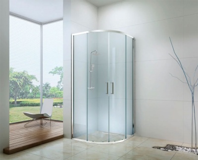 Душевой уголок Berges Wasserhaus Moon 80х80 061013 профиль Хром стекло прозрачное