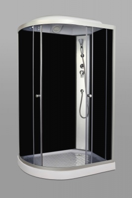 Душевая кабина Parly Classic Эконом EC121R (N) 120х215 профиль Сатин стекло тонированное