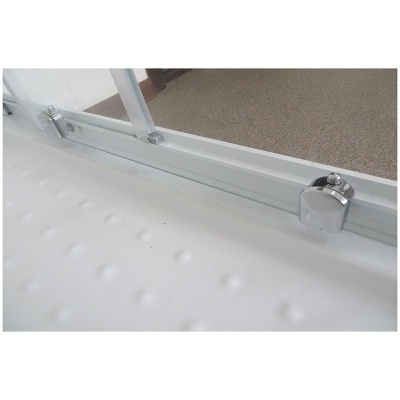 Душевой уголок Royal Bath BP 100х80 RB8100BP-C-R с поддоном профиль Белый стекло матовое