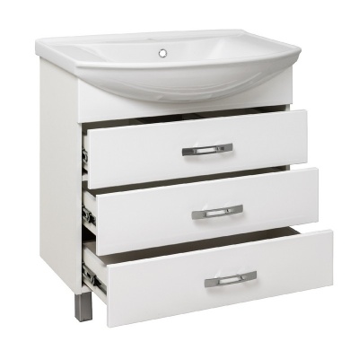 Мебель для ванной Runo Рига 65 Белая