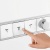 Смеситель для душа Hansgrohe Rain Select 15357400 с термостатом Белый хром