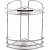 Полка корзина Tekno-tel BK082SSS угловая Нержавеющая сталь
