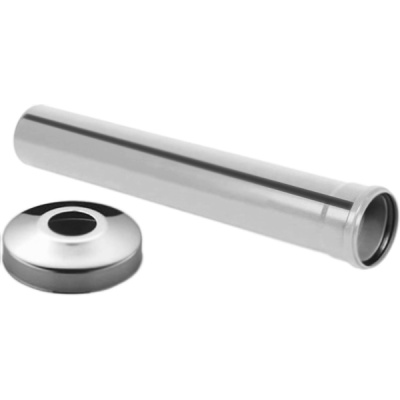 Труба для скрытого бачка Kerasan 755290 Хром