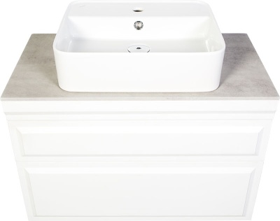 Тумба с раковиной Orange Modi 75 Modi-75TU+RA подвесная Белая