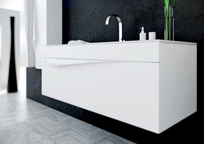 Тумба под раковину Aqwella Clarberg Papyrus 120 PAP0112 подвесная Белая