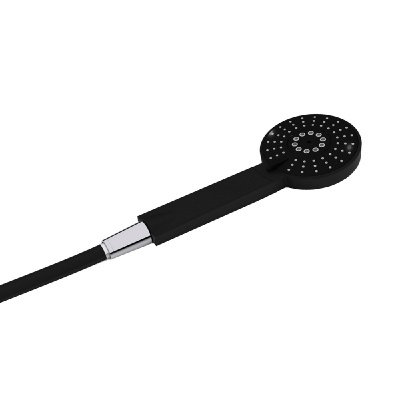 Душевая кабина Black&White Galaxy G8010 с гидромассажем профиль Черный задняя стенка Белая