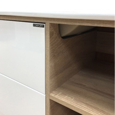 Тумба с раковиной Comforty Гамбург 90 4142225 подвесная Дуб сонома