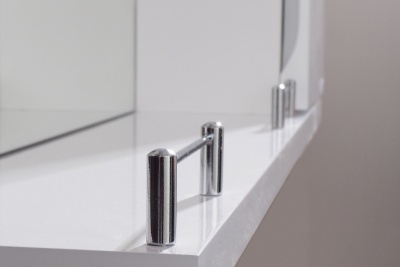 Зеркало со шкафом Cerutti SPA Диана 65 6558 с подсветкой Белое